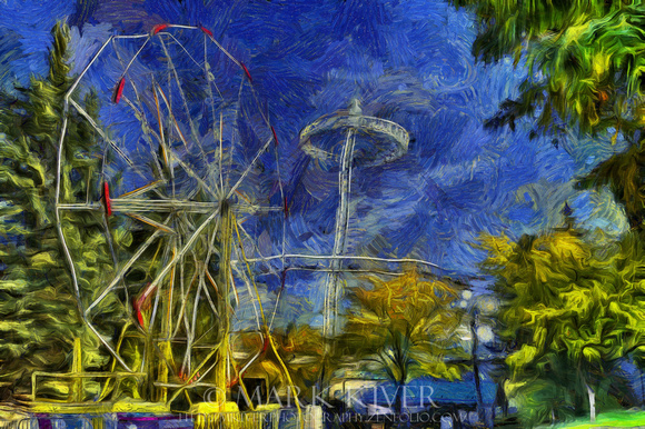 Riverfront Park - Pavillion and Ferris wheel