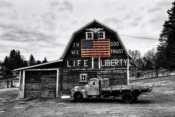 Life and Liberty Selective Color