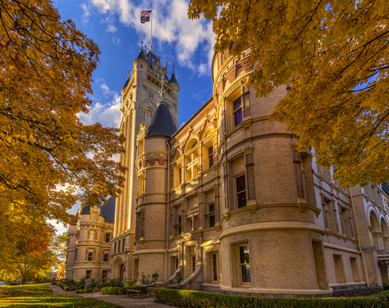 Courthouse in Autumn