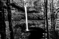 South Falls in Black and White